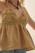 TAUPE CROCHET TOP
